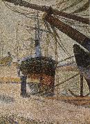 The Dock of Corner, Georges Seurat
